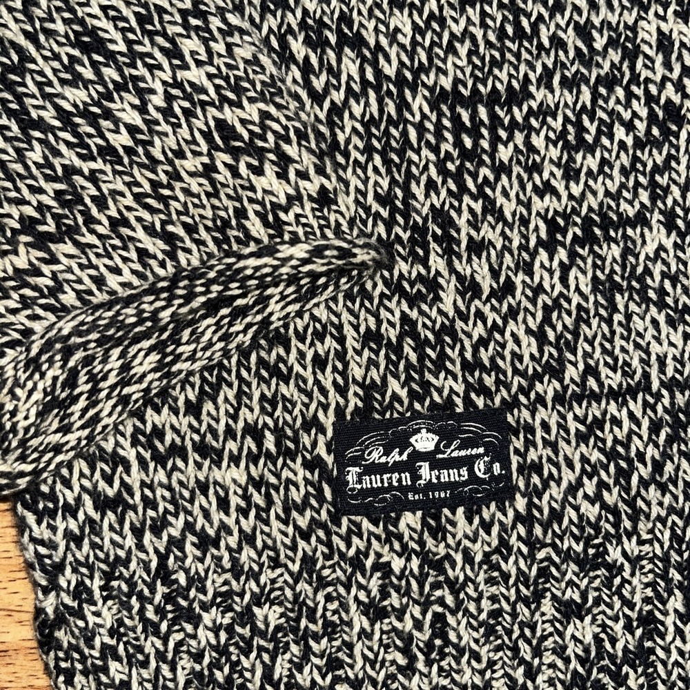 Ralph Lauren Sweater Womens Large Brown Marled Classic Knit LRL Lauren Jeans Co - Picture 3 of 7